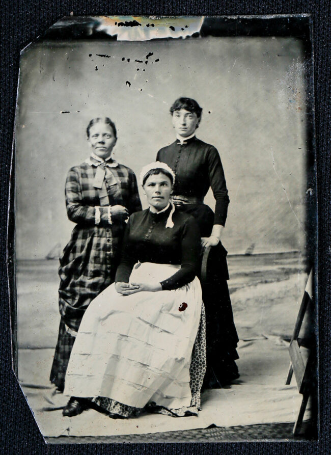 Portrait of Women, c.1870, Tintype